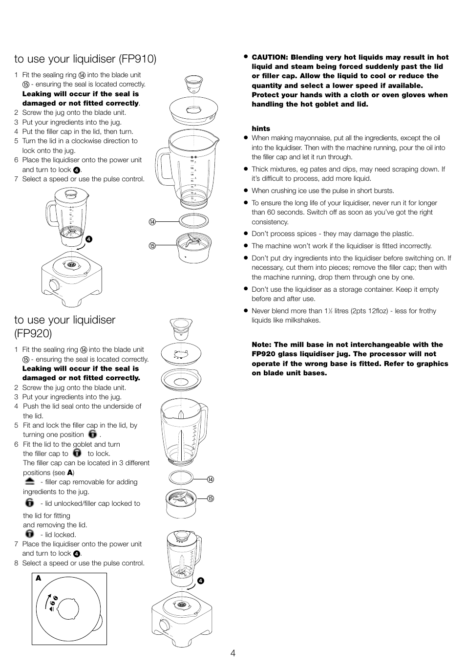 Kenwood FP905 User Manual | Page 7 / 84