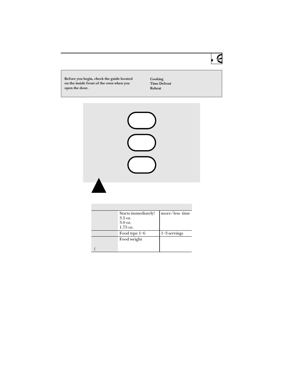 Convenience features | Hotpoint RVM1425 User Manual | Page 13 / 40