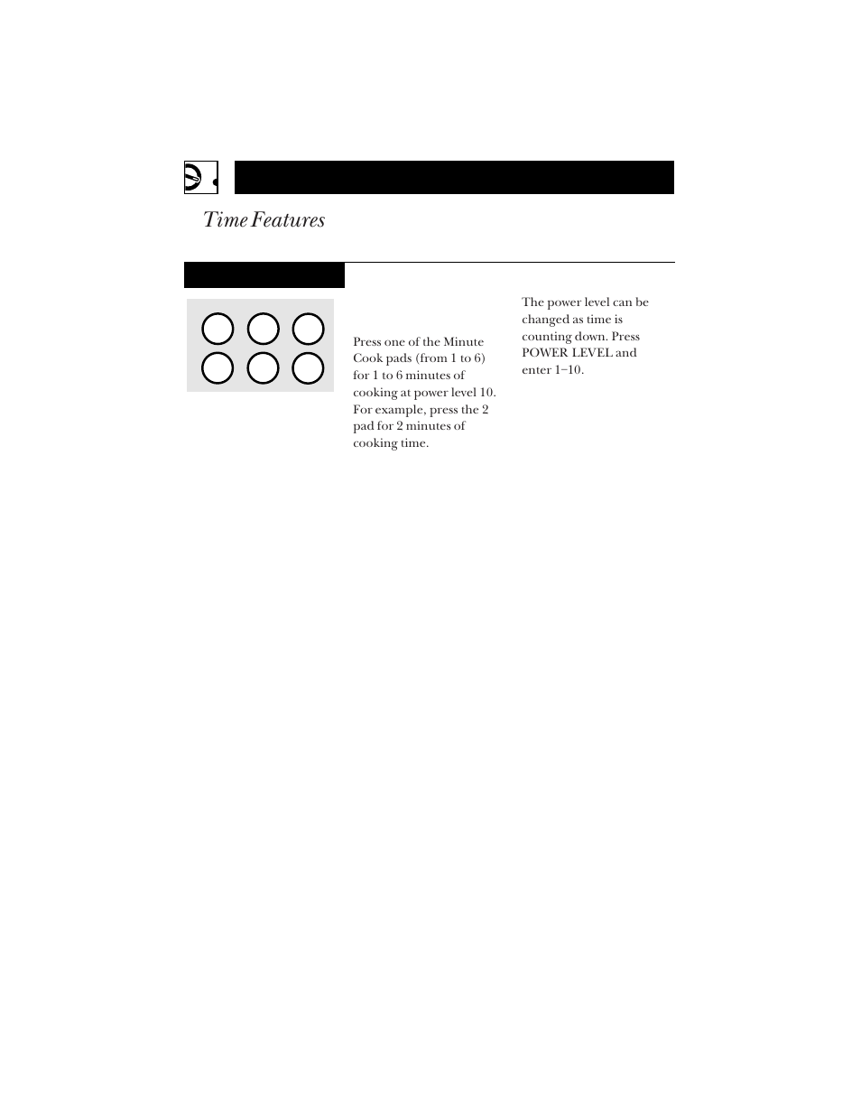 Operating instructions, Time features | Hotpoint RVM1425 User Manual | Page 20 / 40