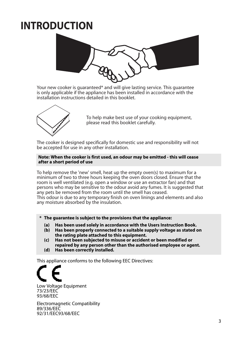 Introduction | Hotpoint BS72 User Manual | Page 3 / 44
