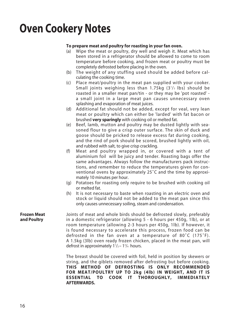 Hotpoint EW22 User Manual | Page 16 / 28