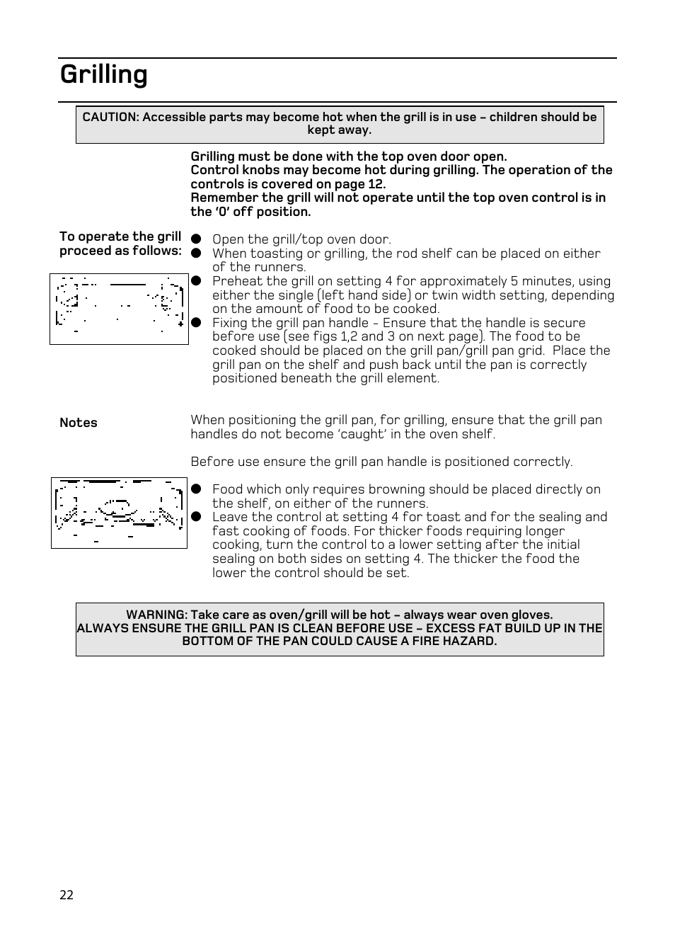 Grilling | Hotpoint EW86 User Manual | Page 22 / 36