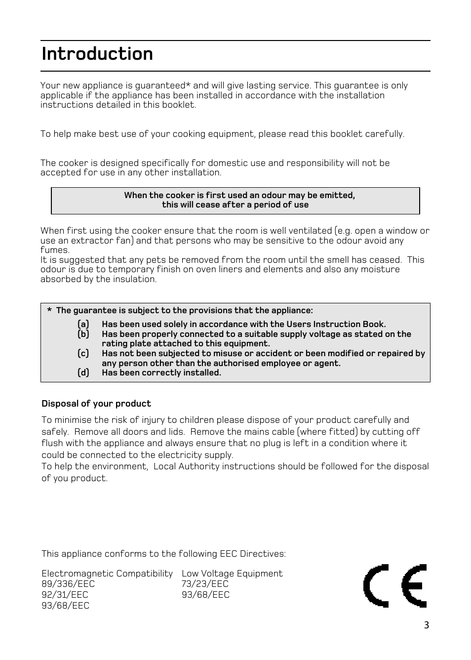Introduction | Hotpoint EW86 User Manual | Page 3 / 36