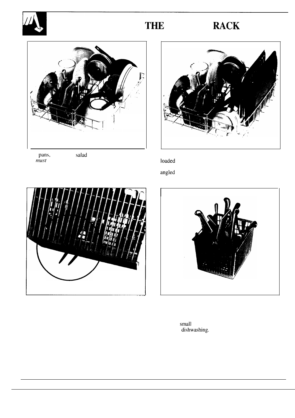 How to load bottom | Hotpoint HDA6009 User Manual | Page 10 / 20