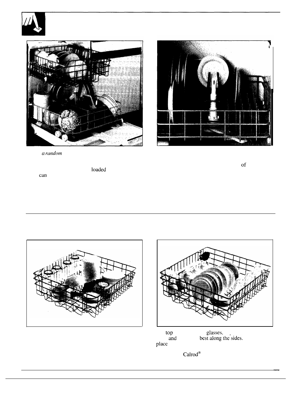 Loading, How to load your dishwasher, How to load the top rack | Hotpoint HDA6009 User Manual | Page 8 / 20