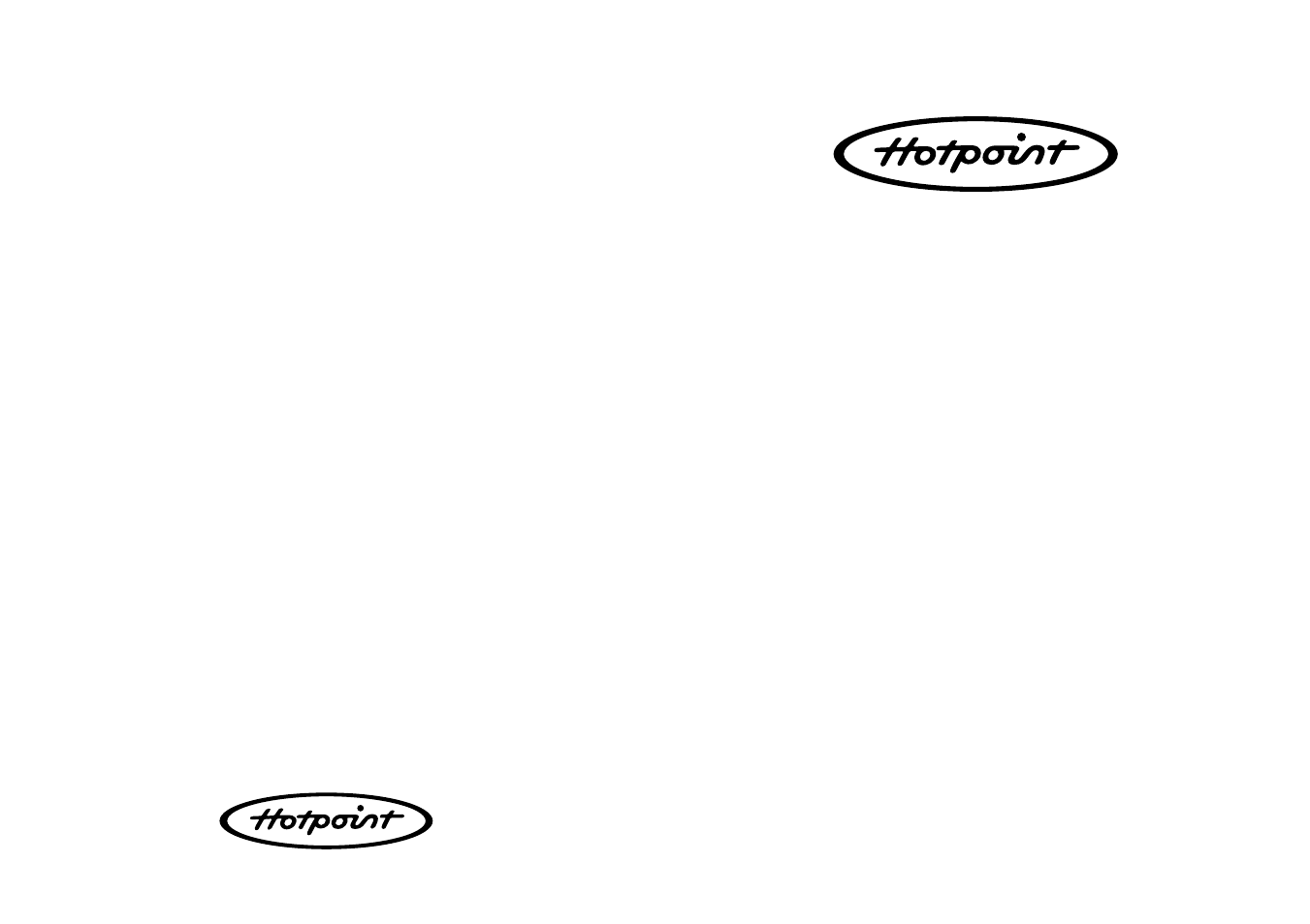 Hotpoint SY22W User Manual | 18 pages