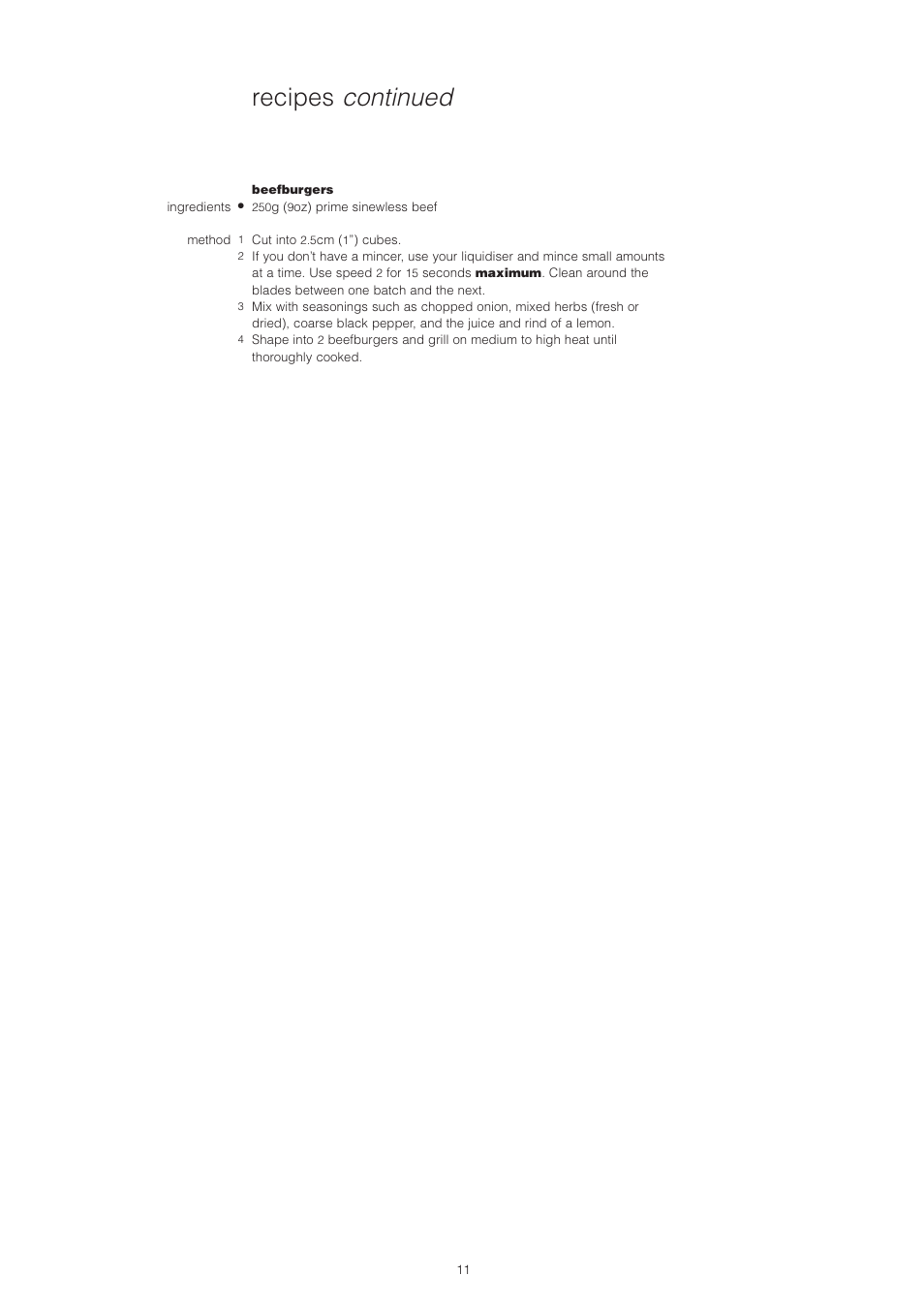 Recipes continued | Kenwood PM400 User Manual | Page 13 / 184