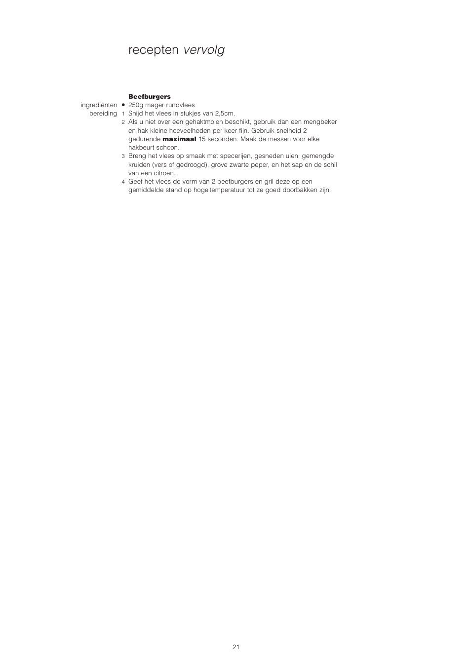 Recepten vervolg | Kenwood PM400 User Manual | Page 23 / 184