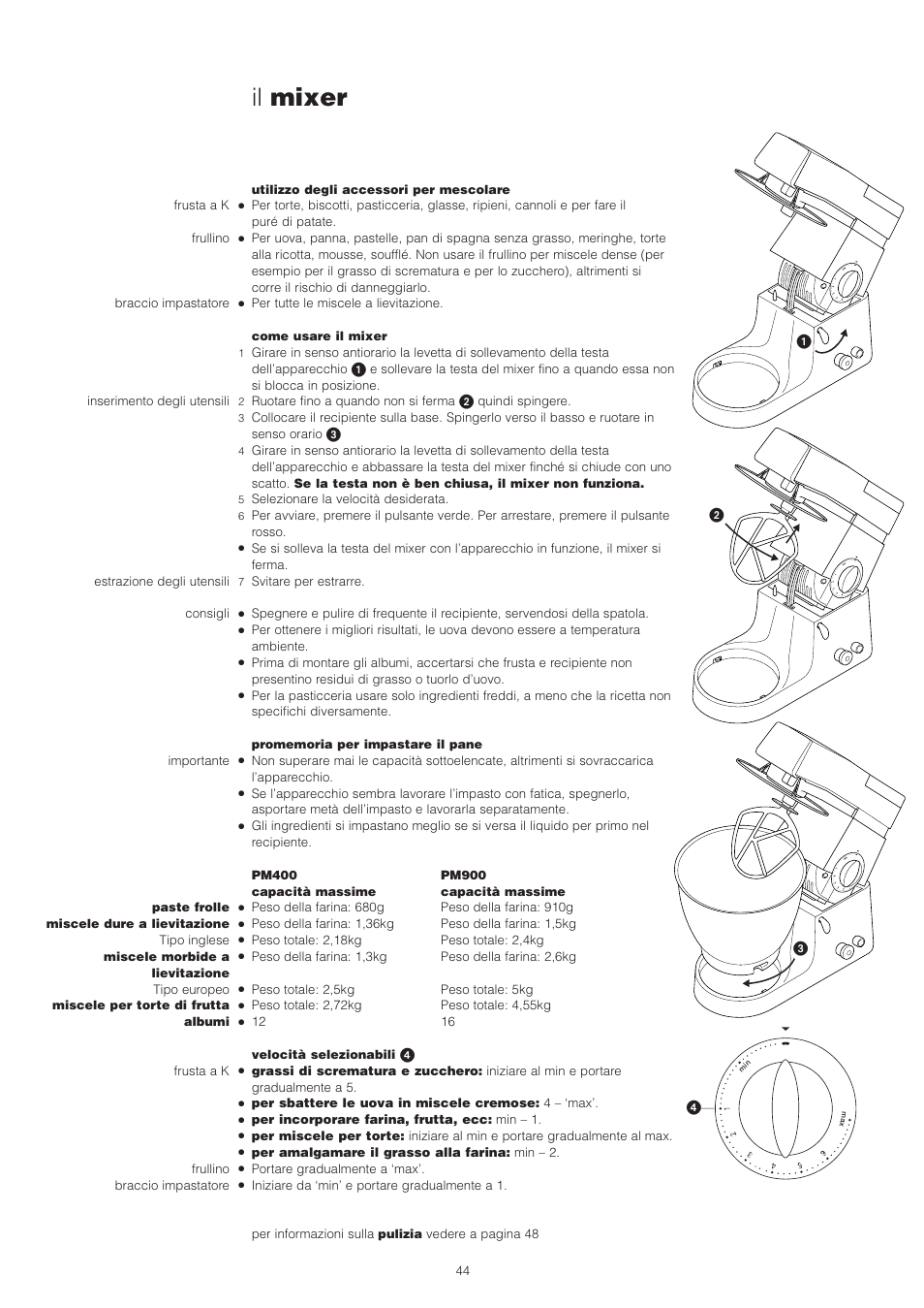 Il mixer | Kenwood PM400 User Manual | Page 46 / 184