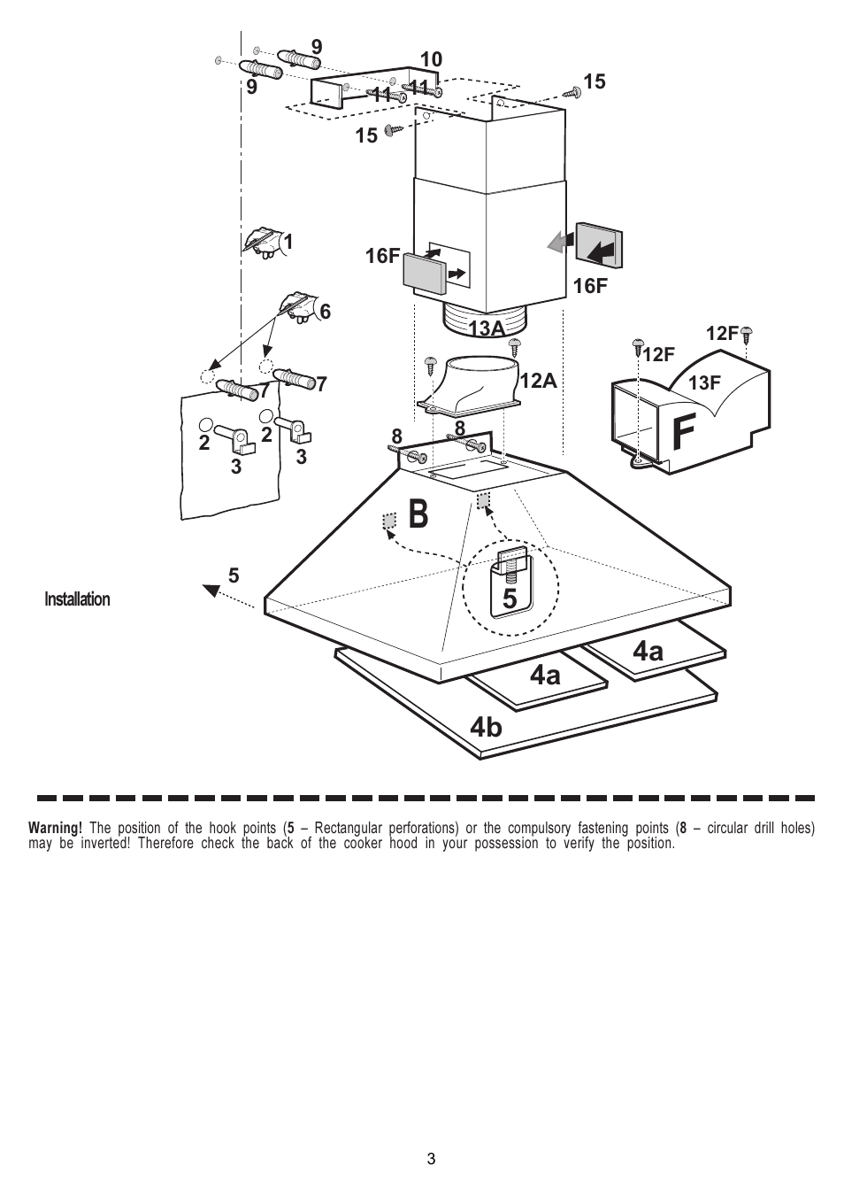 4a 4b 4a | Hotpoint LI2I2A User Manual | Page 3 / 12