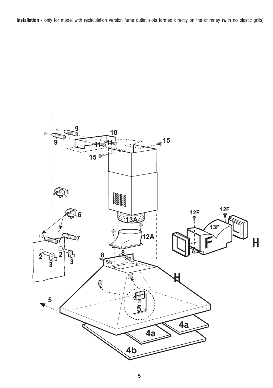 54a 4b 4a | Hotpoint LI2I2A User Manual | Page 5 / 12