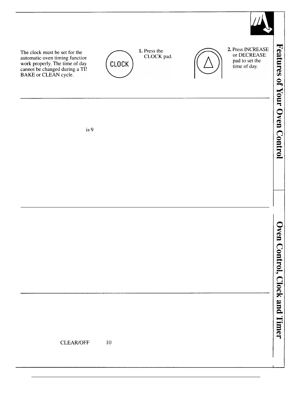 Power outage, Oven control, clock and timer, 11 i | Hotpoint RGB747GER User Manual | Page 11 / 48