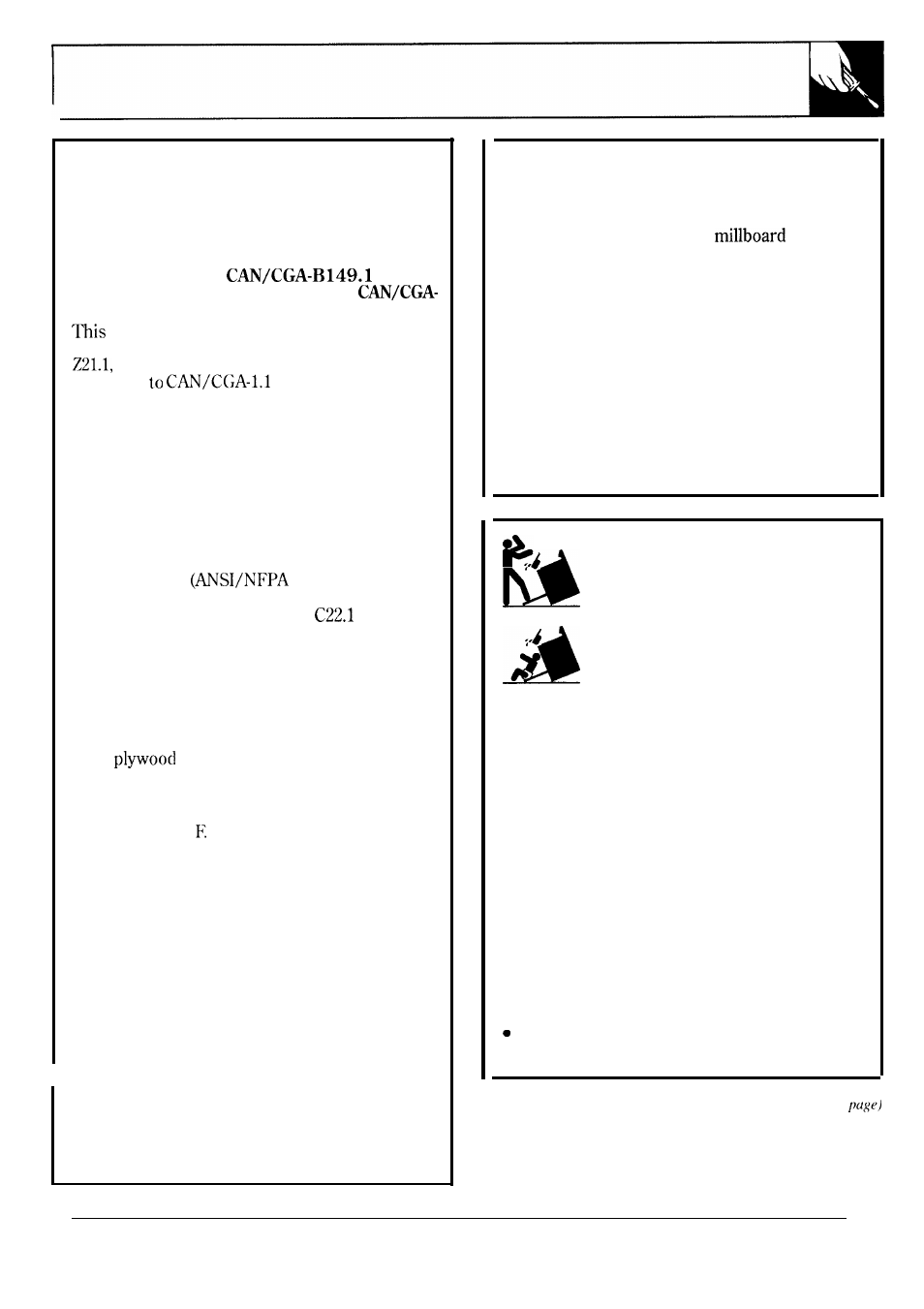 Important safety instructions, Warning | Hotpoint RGB747GER User Manual | Page 33 / 48
