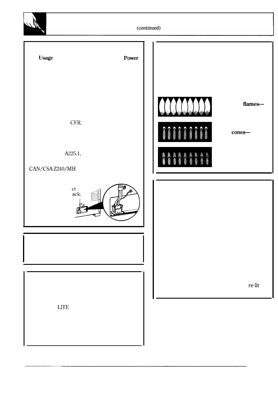 Installation instructions | Hotpoint RGB747GER User Manual | Page 38 / 48