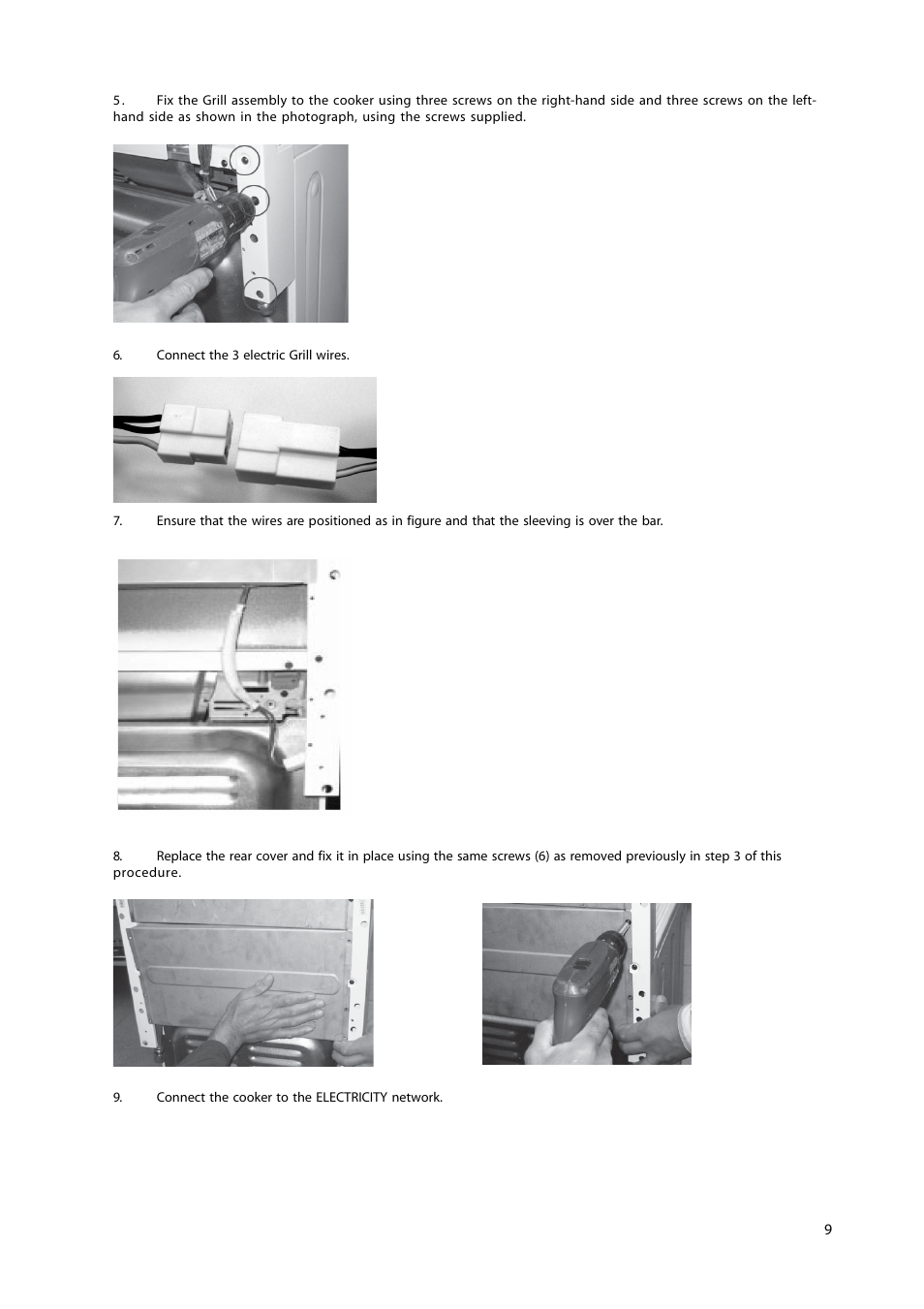 Hotpoint HL500E User Manual | Page 9 / 28