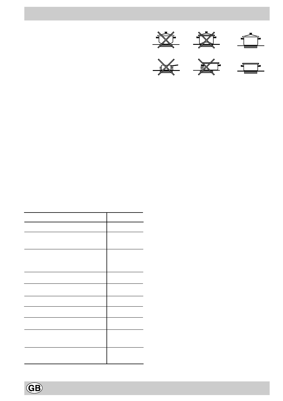 Practical advice | Hotpoint EX901X User Manual | Page 6 / 12