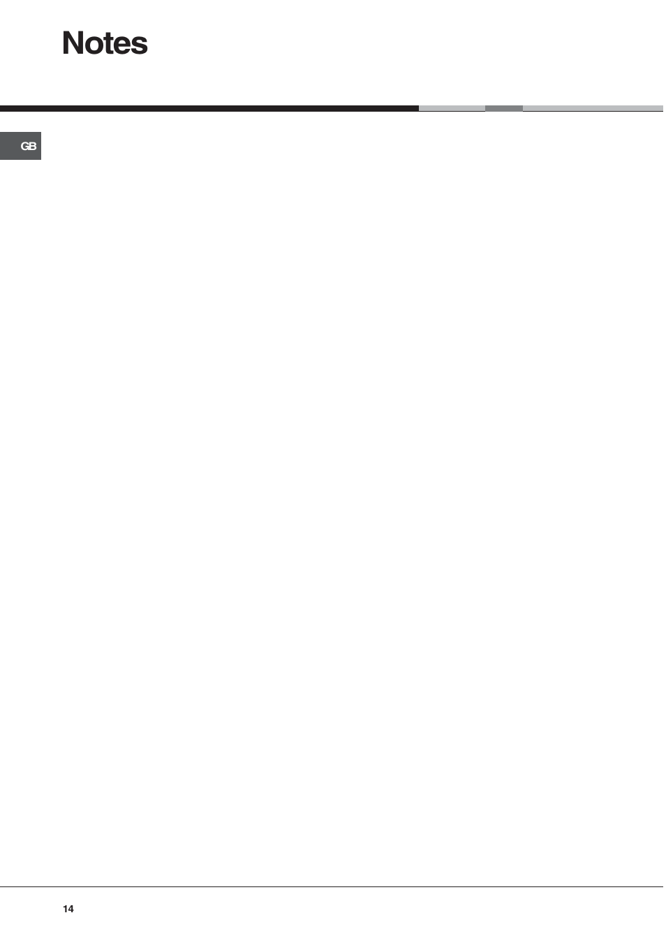 Hotpoint AHP69PGX User Manual | Page 14 / 16