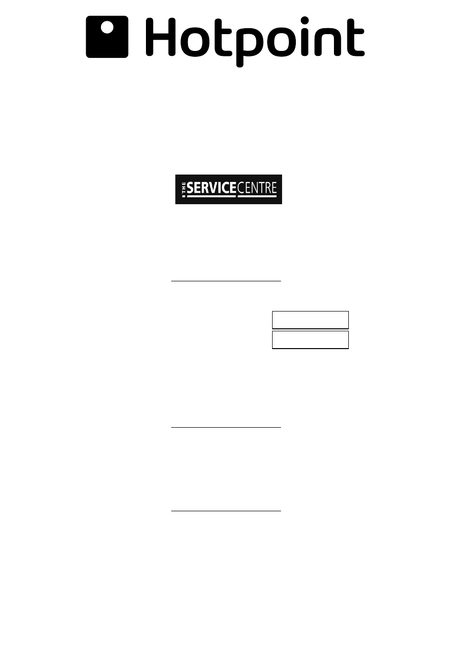 Key contacts, After sales service | Hotpoint GC640 User Manual | Page 13 / 13