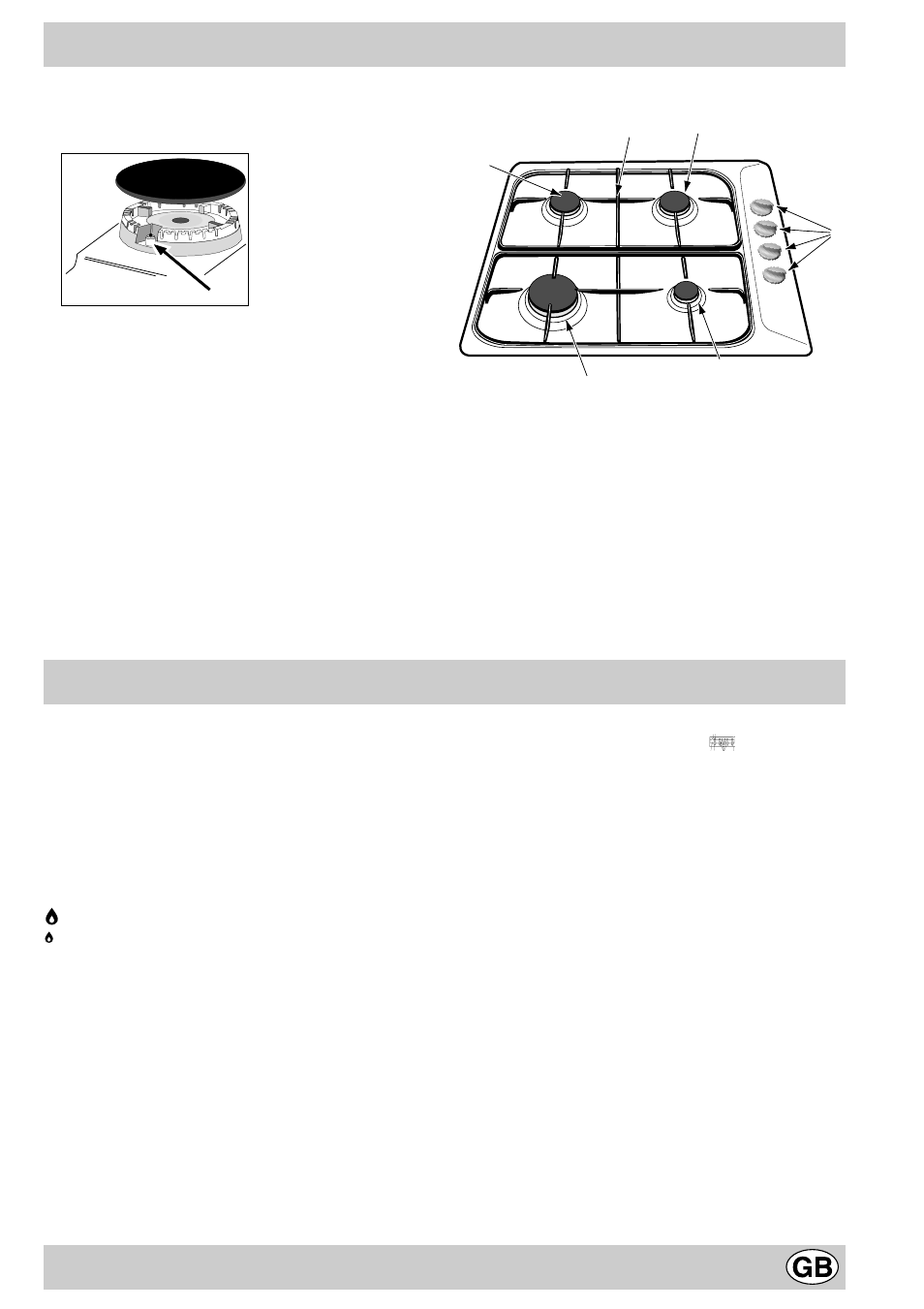 How to use your hob know your hob | Hotpoint GC640 User Manual | Page 5 / 13