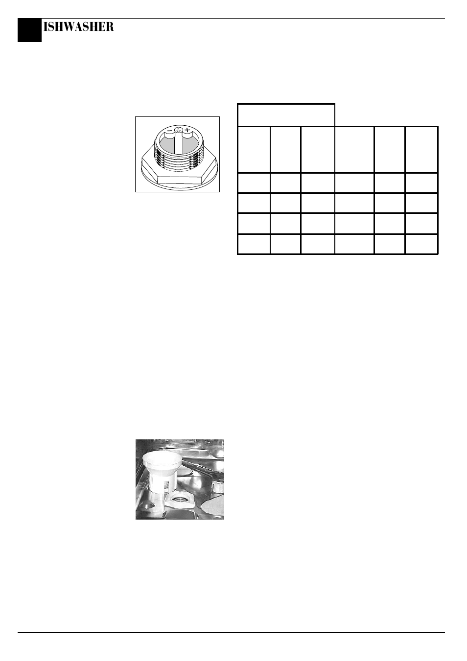 Before using your dishwasher, Ishwasher | Hotpoint SDW 60 User Manual | Page 10 / 20