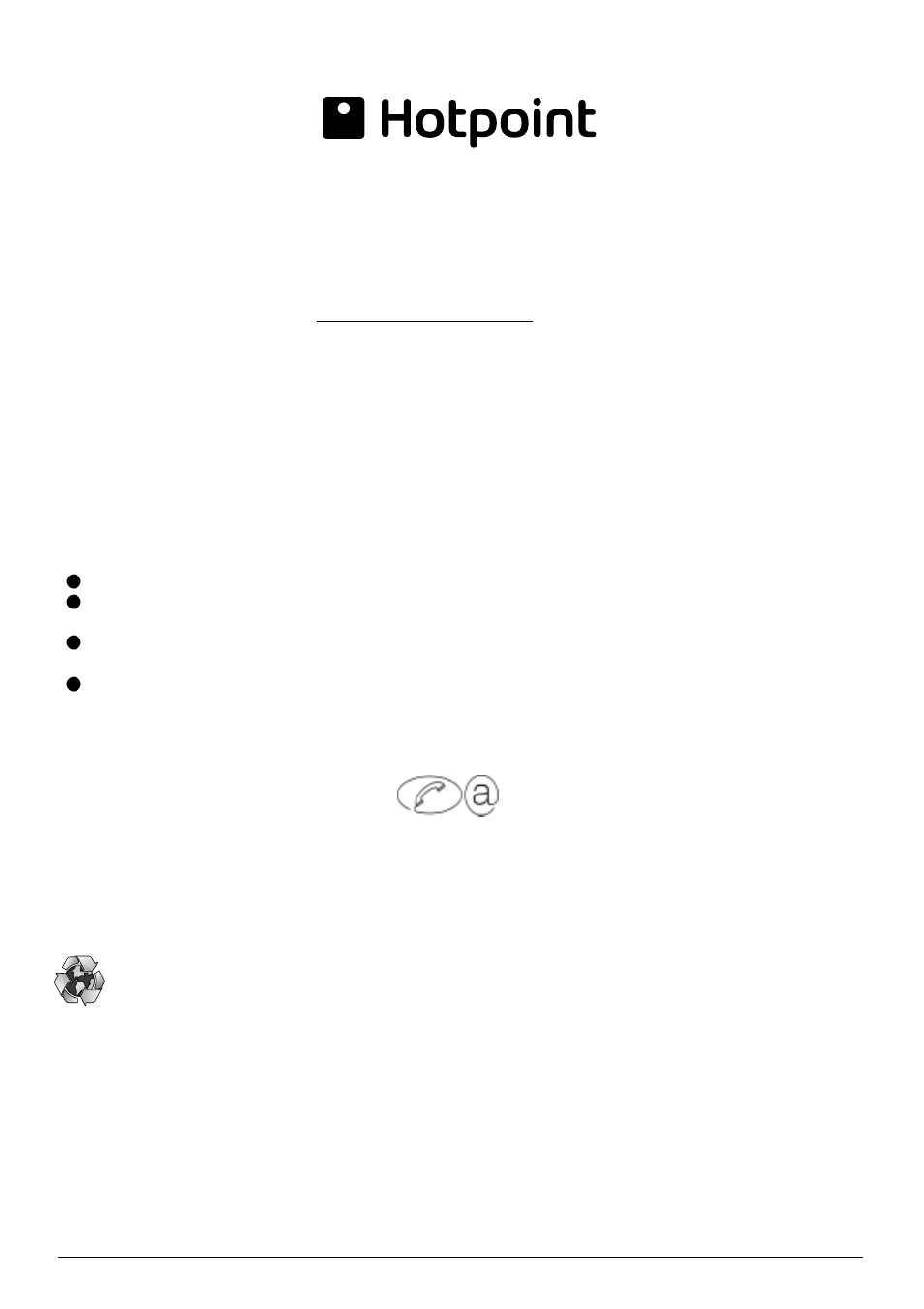 Guarantee, Recycling & disposal information | Hotpoint SDW 60 User Manual | Page 17 / 20