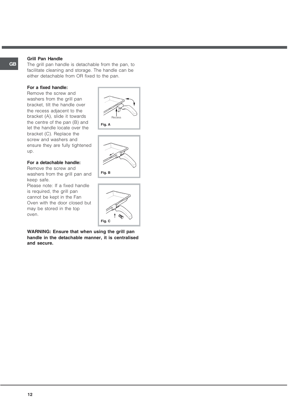 Hotpoint UQ89I User Manual | Page 12 / 32