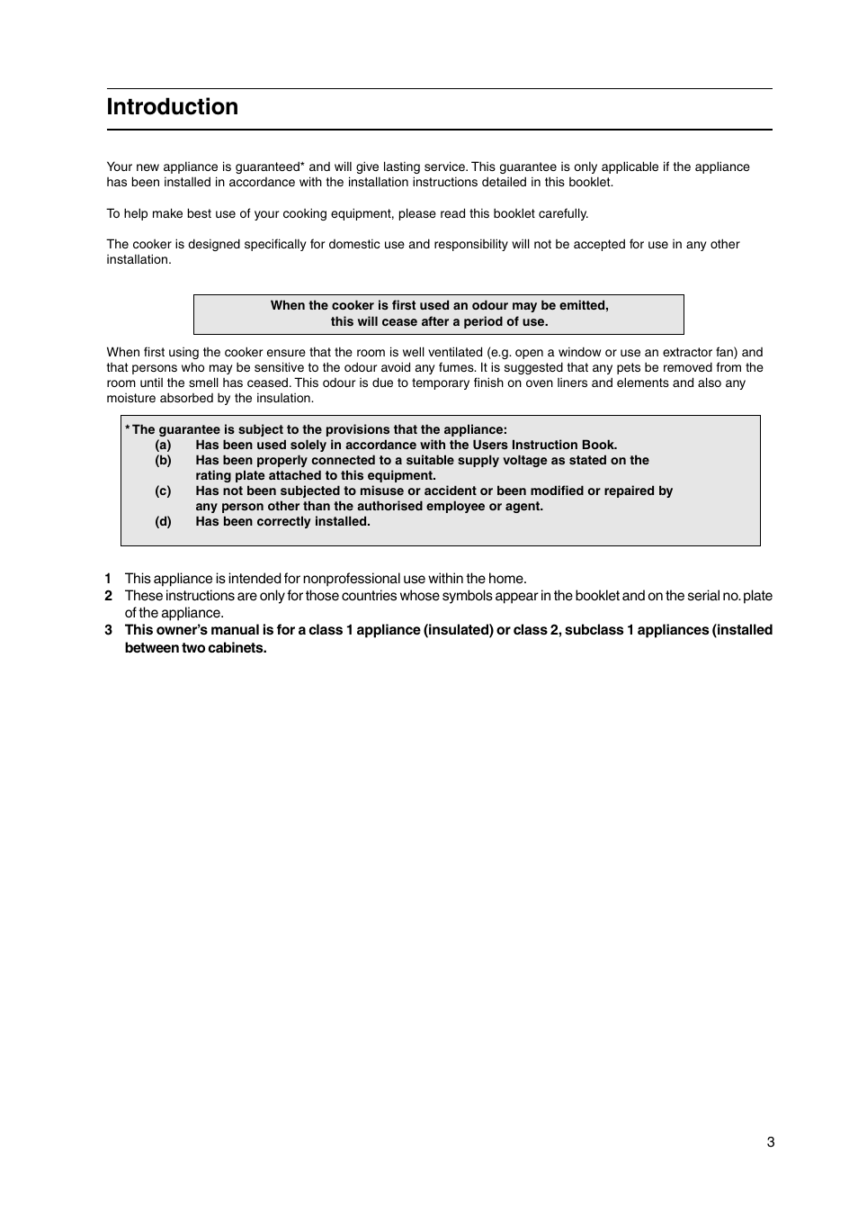 Introduction | Hotpoint GW38K User Manual | Page 3 / 28