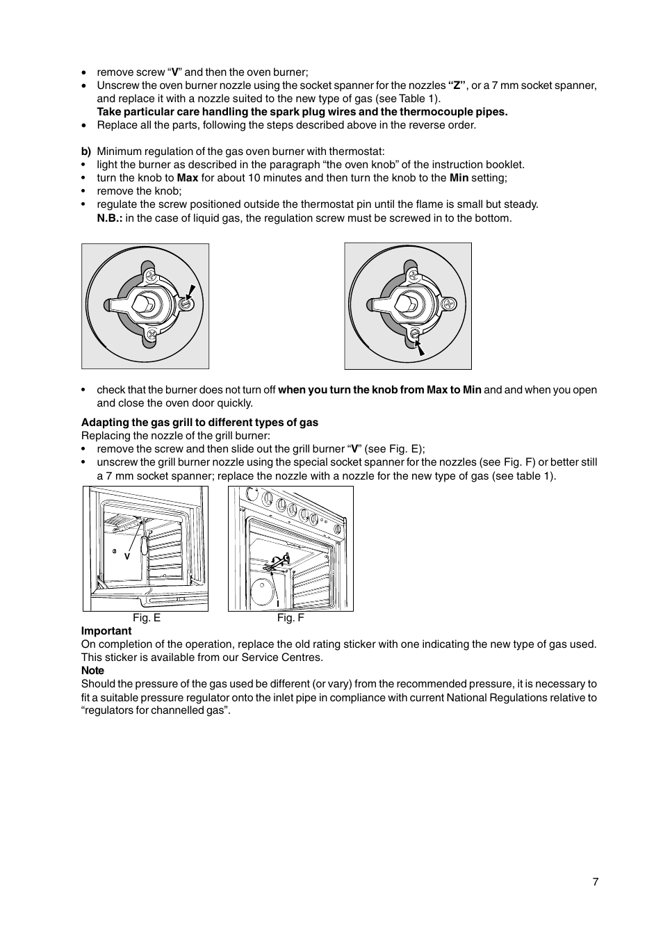 Hotpoint GW38K User Manual | Page 7 / 28