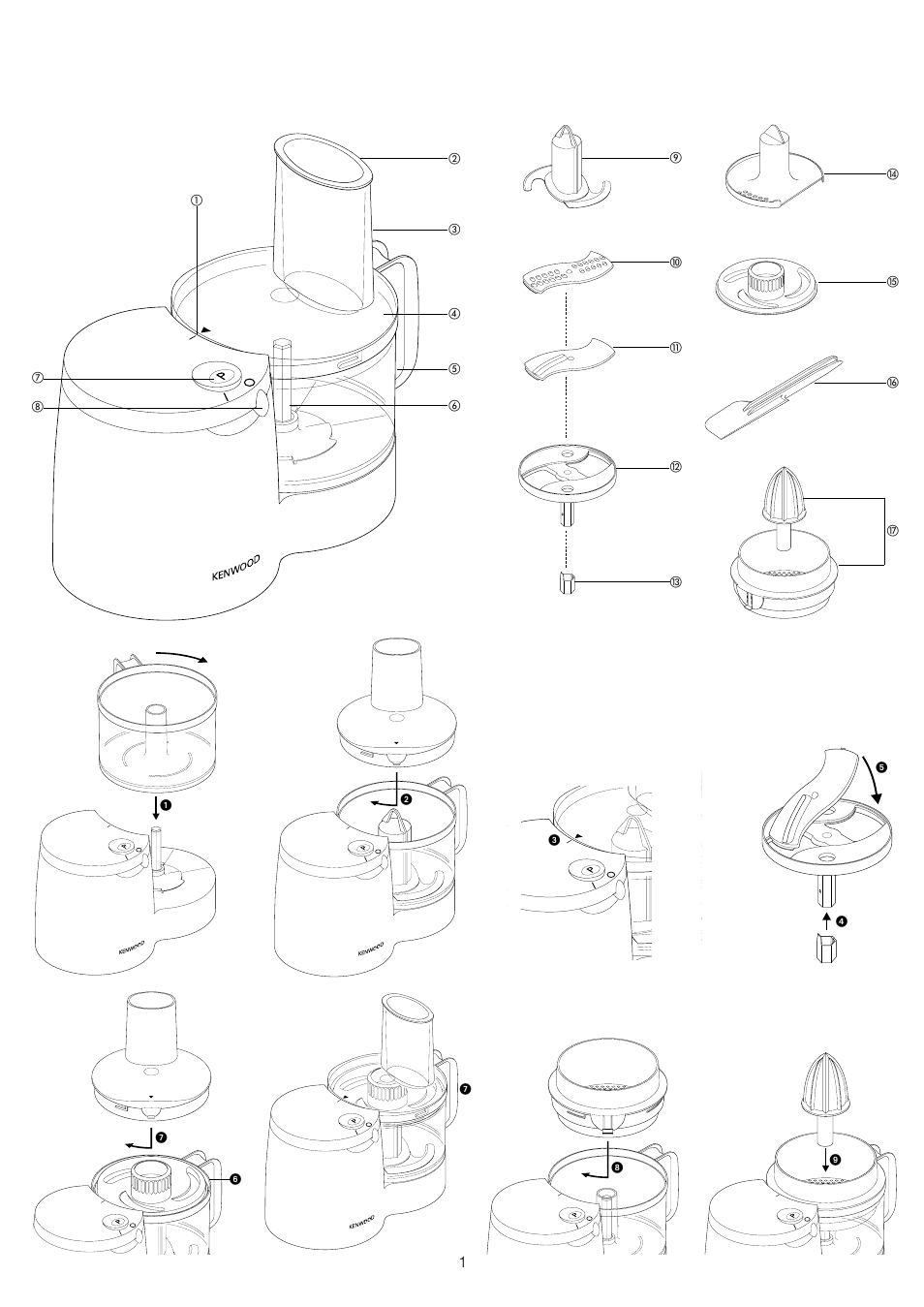 Kenwood FP110 User Manual | Page 4 / 25