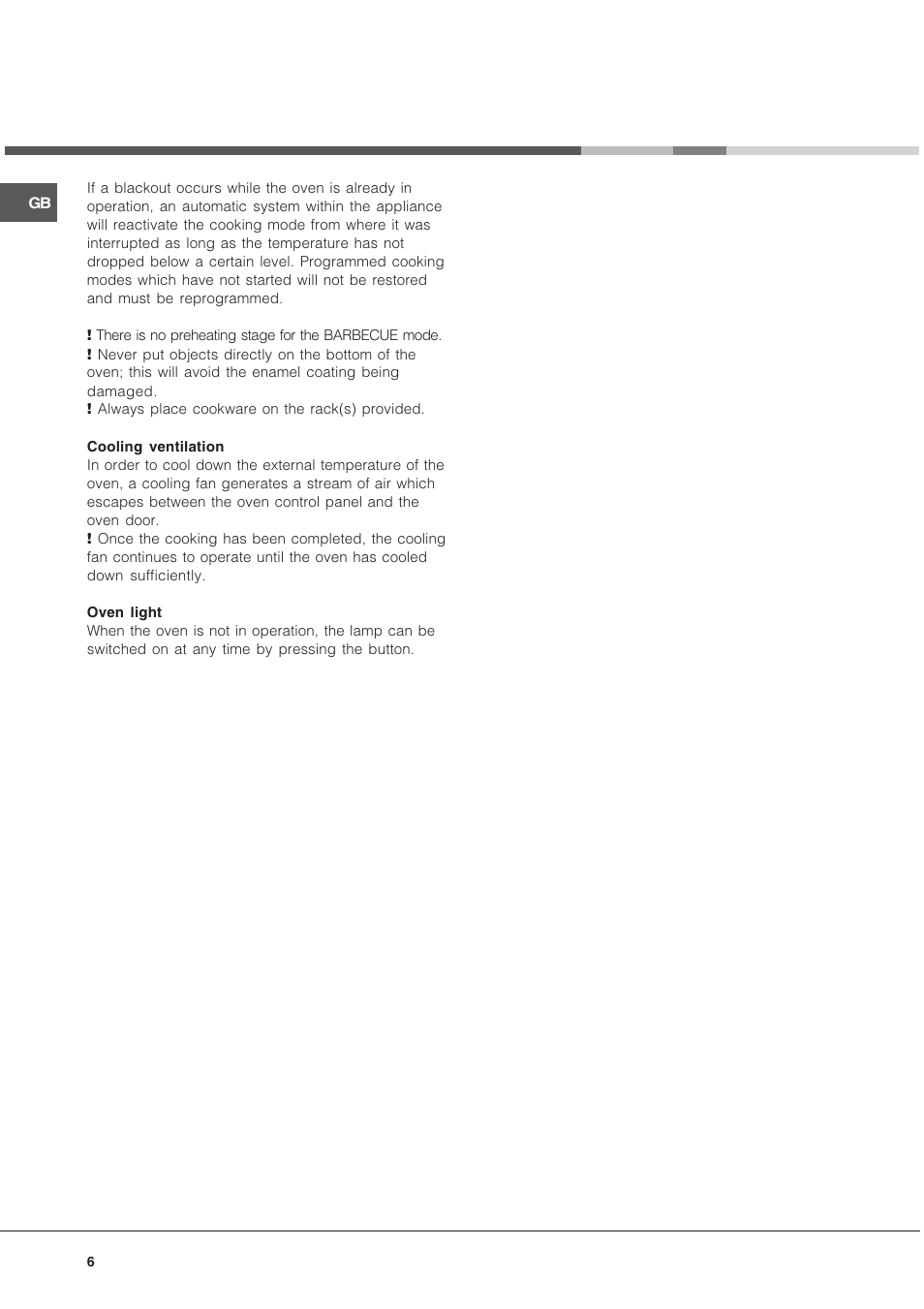 Hotpoint SE1012X User Manual | Page 6 / 16