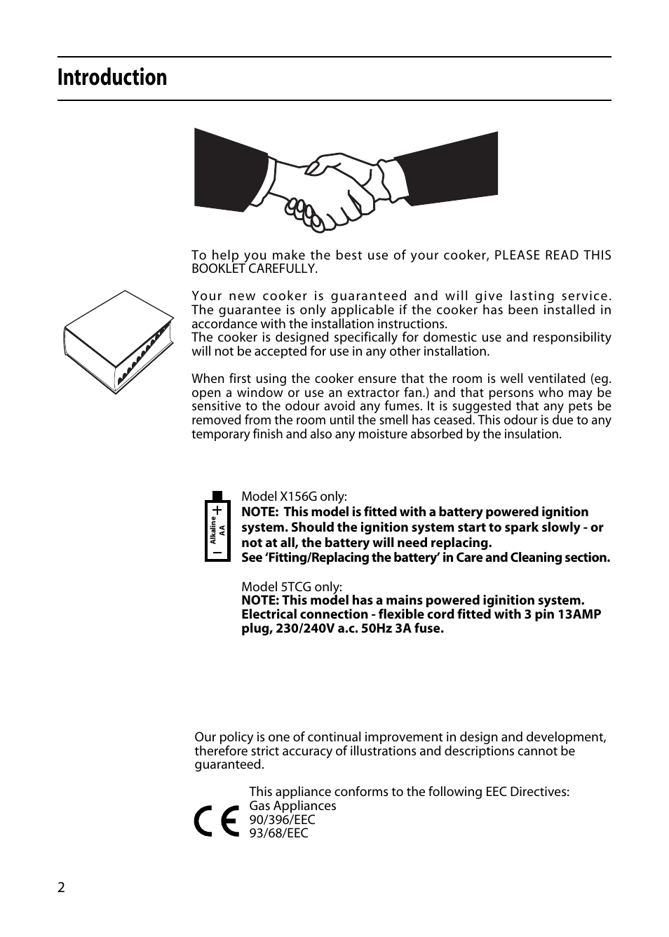 Introduction | Hotpoint 5TCG User Manual | Page 4 / 24