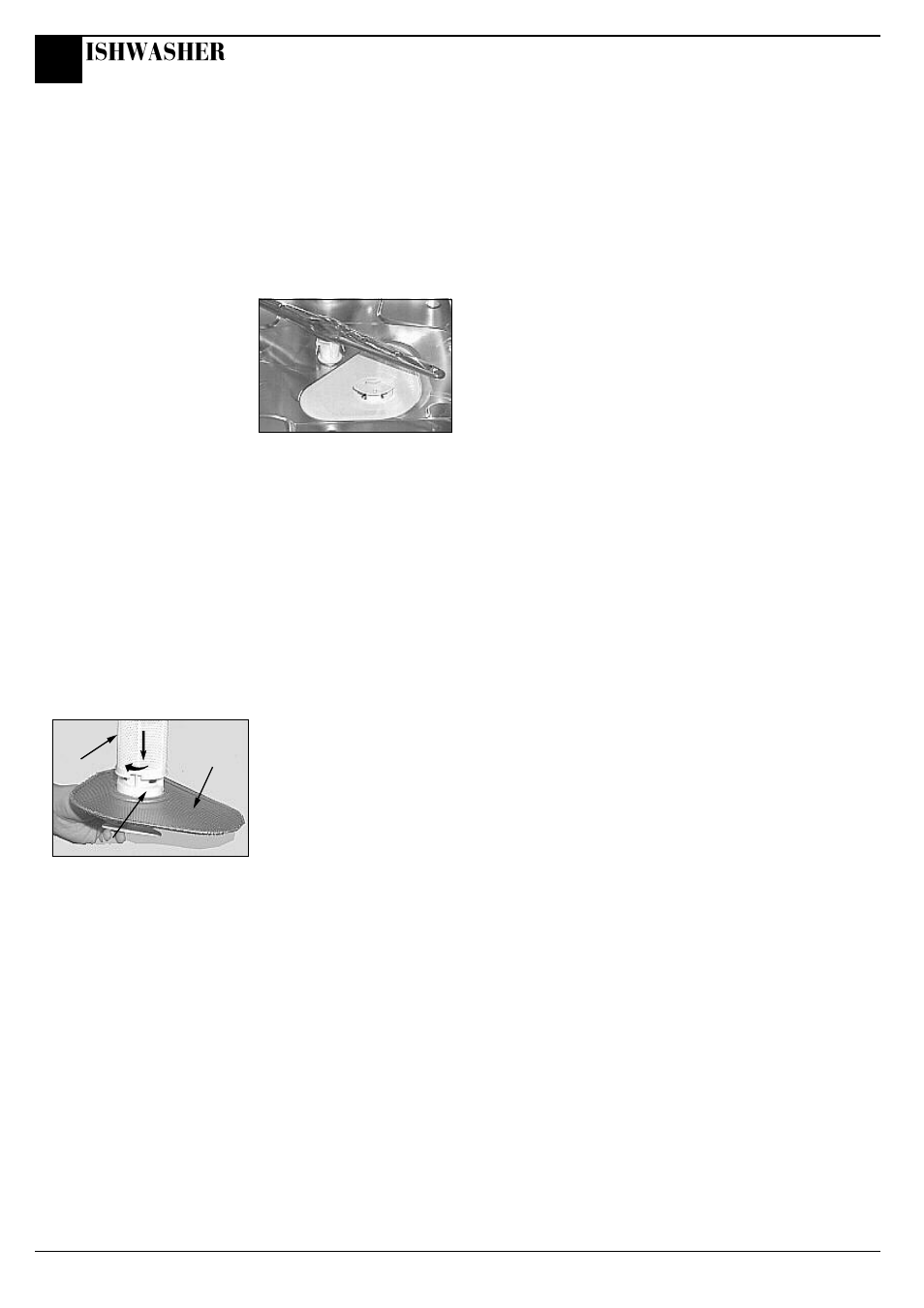 Care and cleaning, Ishwasher | Hotpoint FDW65 User Manual | Page 14 / 28