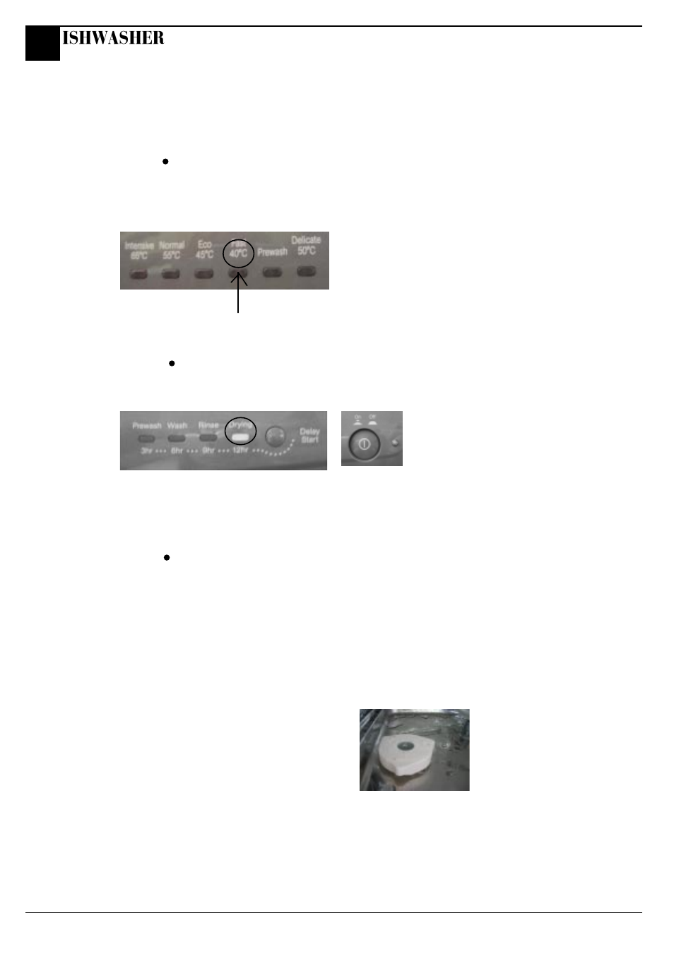 Ishwasher | Hotpoint FDW65 User Manual | Page 18 / 28