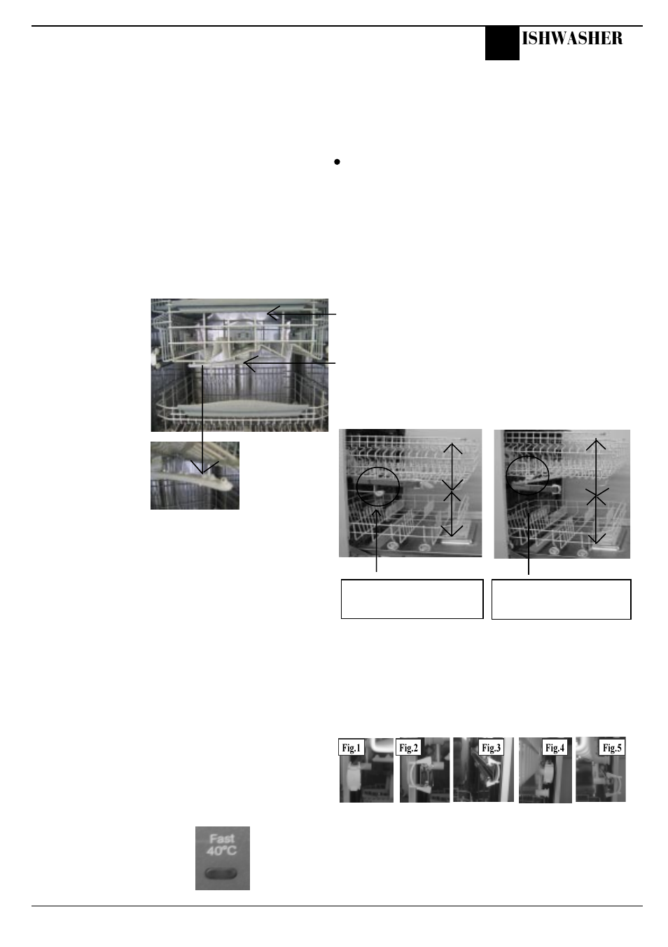 Ishwasher | Hotpoint FDW65 User Manual | Page 19 / 28