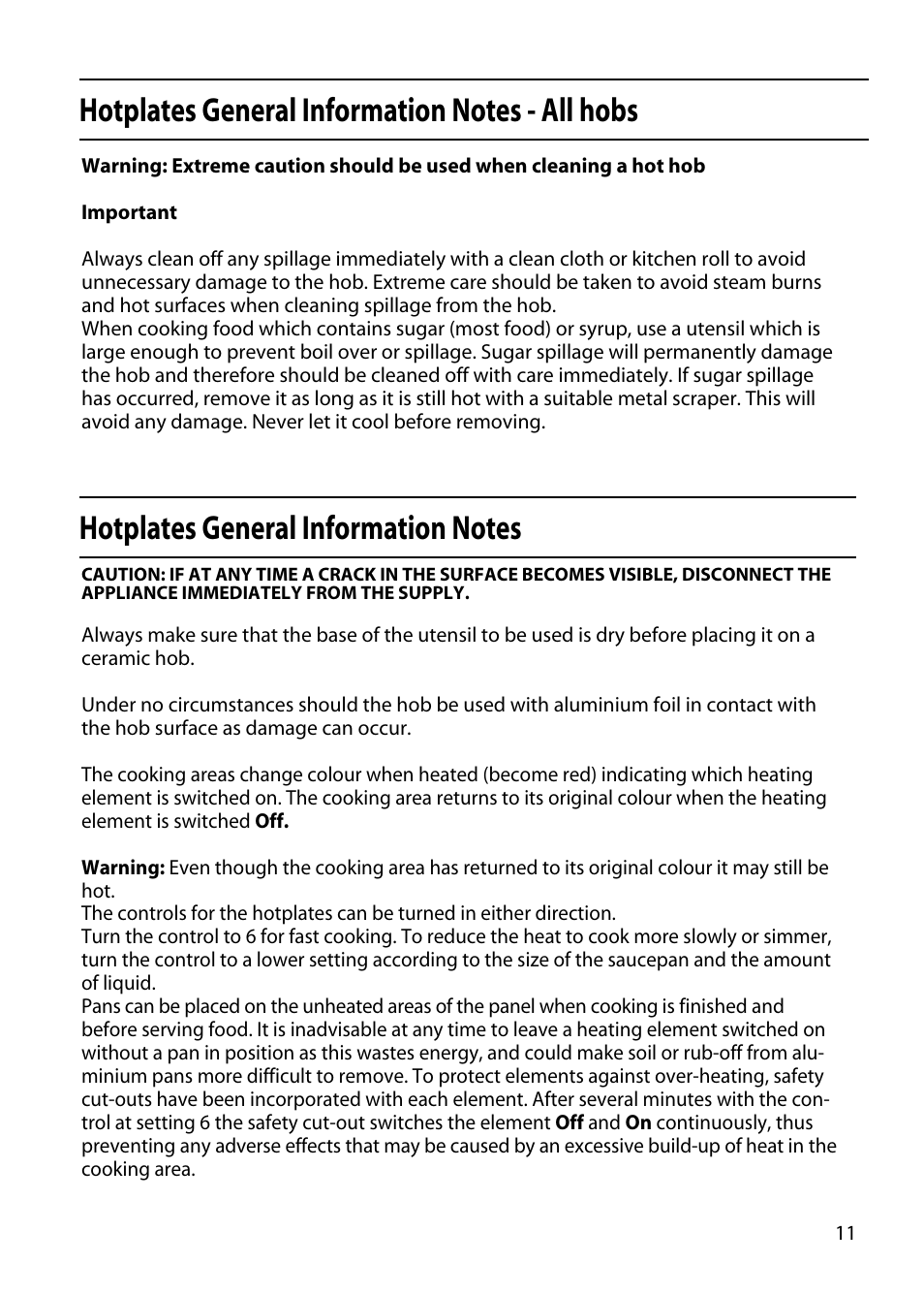 Hotpoint EDC51 User Manual | Page 11 / 28