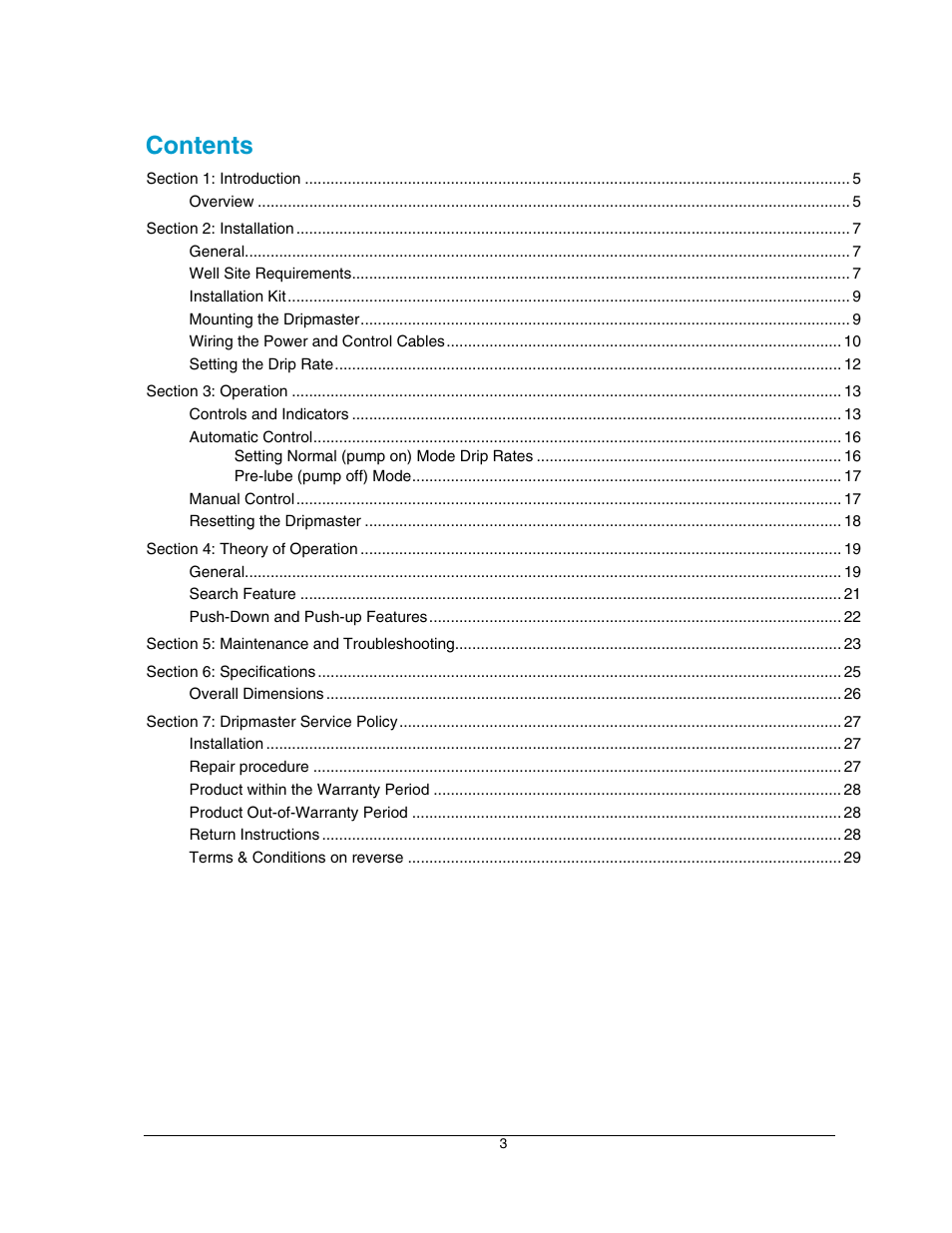 Hoffman Media DRIPMASTER EDD-4C User Manual | Page 3 / 29