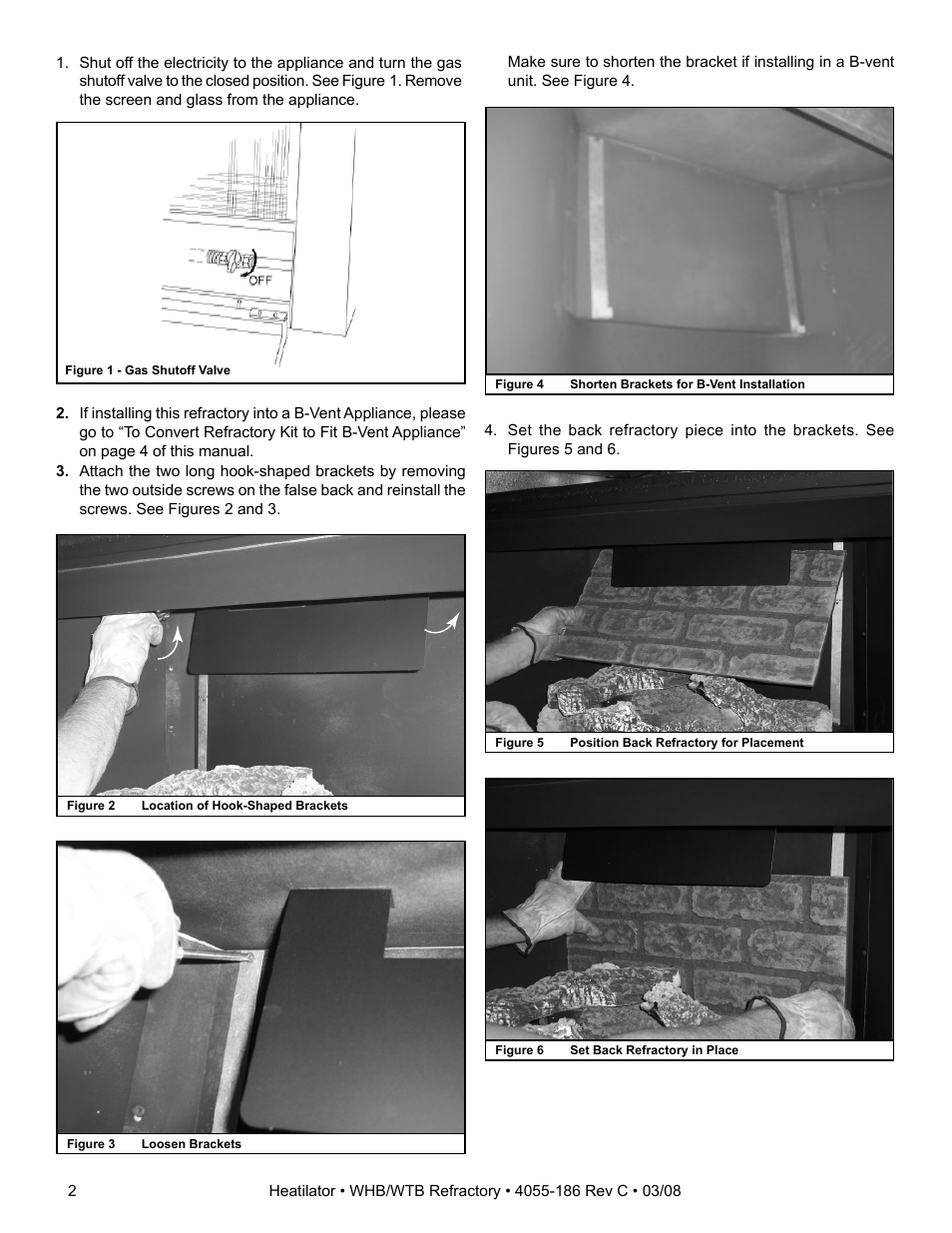 Hearth and Home Technologies WHB30 User Manual | Page 2 / 4