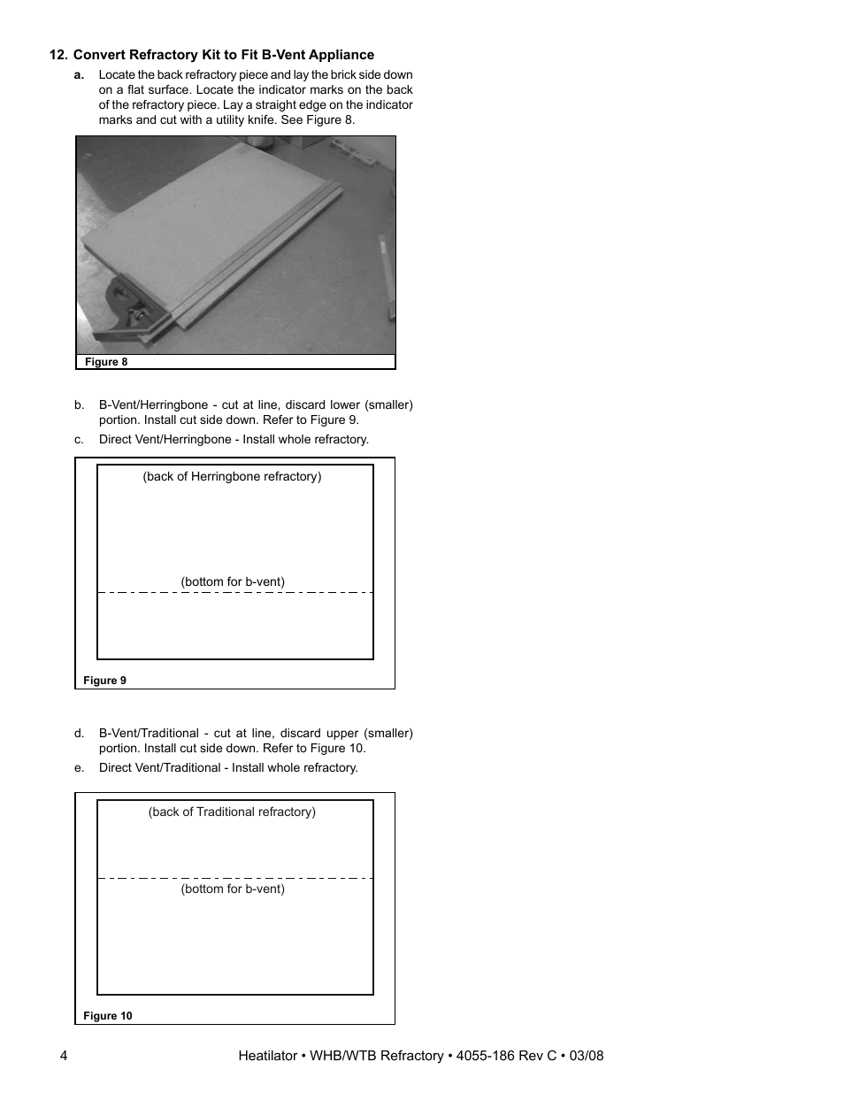 Hearth and Home Technologies WHB30 User Manual | Page 4 / 4