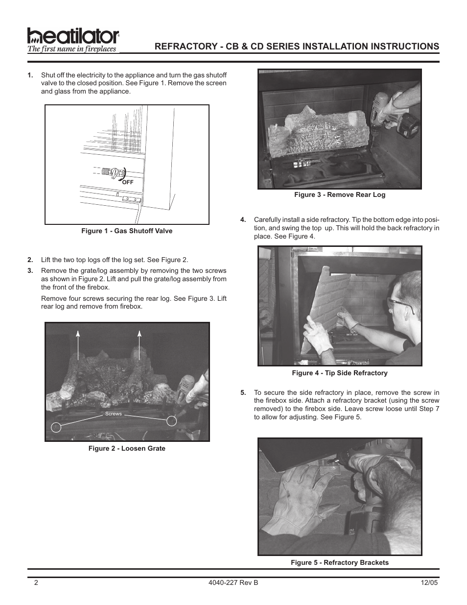 Hearth and Home Technologies WTBC42DB User Manual | Page 2 / 4