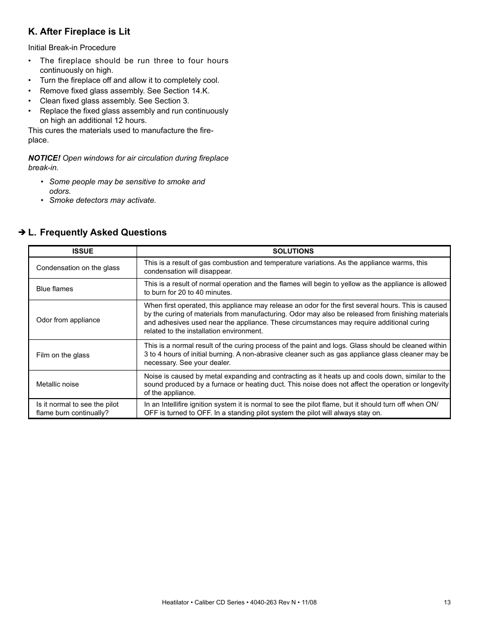 Hearth and Home Technologies Direct Vent Gas Appliance CD4842LR User Manual | Page 13 / 80