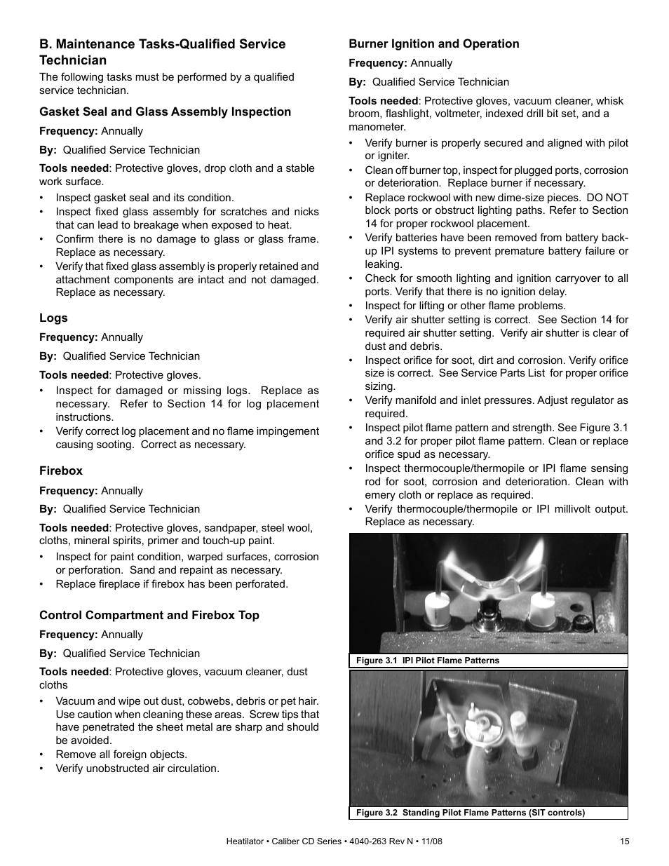 Hearth and Home Technologies Direct Vent Gas Appliance CD4842LR User Manual | Page 15 / 80