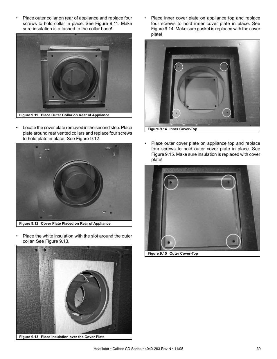 Hearth and Home Technologies Direct Vent Gas Appliance CD4842LR User Manual | Page 39 / 80