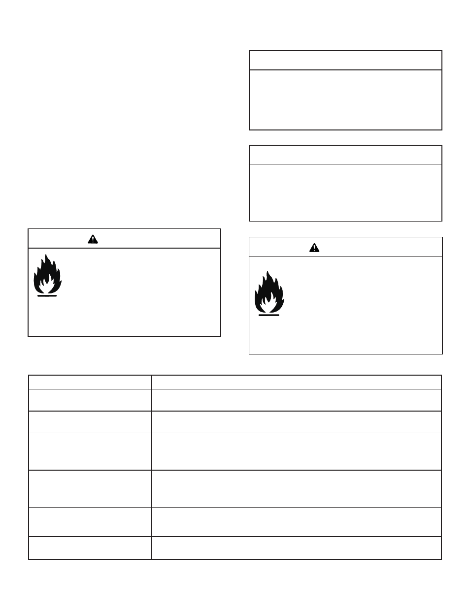 Caution, Warning | Hearth and Home Technologies Heat & Glo Twilight II-B User Manual | Page 30 / 40