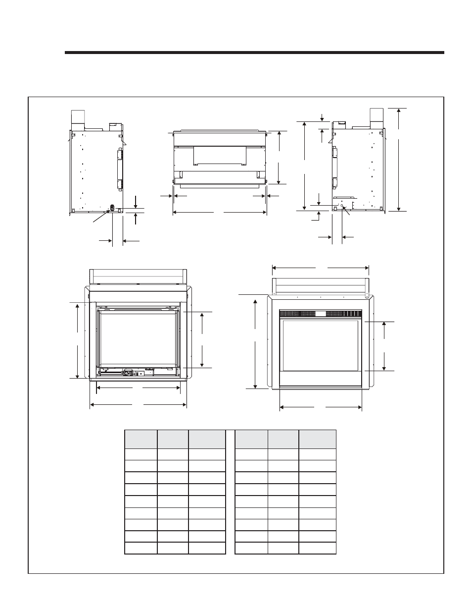 Reference materials, A. appliance dimension diagram | Hearth and Home Technologies Heat & Glo Twilight II-B User Manual | Page 35 / 40
