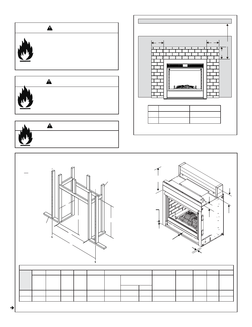 Warning, B. clearances | Hearth and Home Technologies Heat & Glo Twilight II-B User Manual | Page 8 / 40