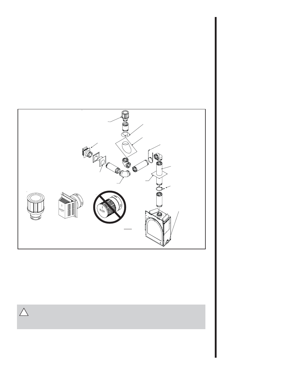 Step 3 installing the vent system, A. vent system approvals, Figure 4. vent components and terminations | Hearth and Home Technologies CFX-Crescent User Manual | Page 13 / 38