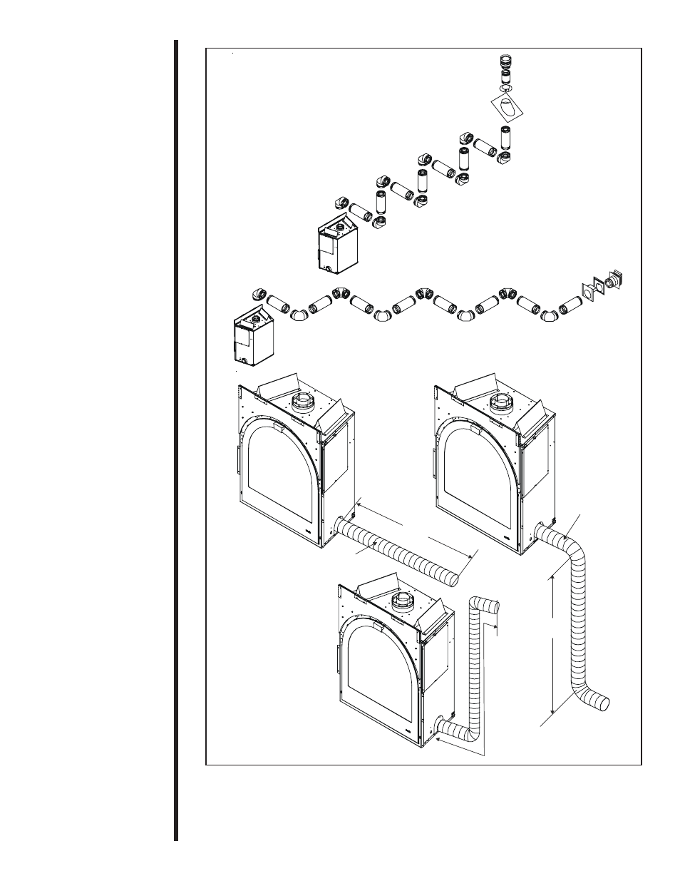 Any combination in between would be applicable | Hearth and Home Technologies CFX-Crescent User Manual | Page 16 / 38