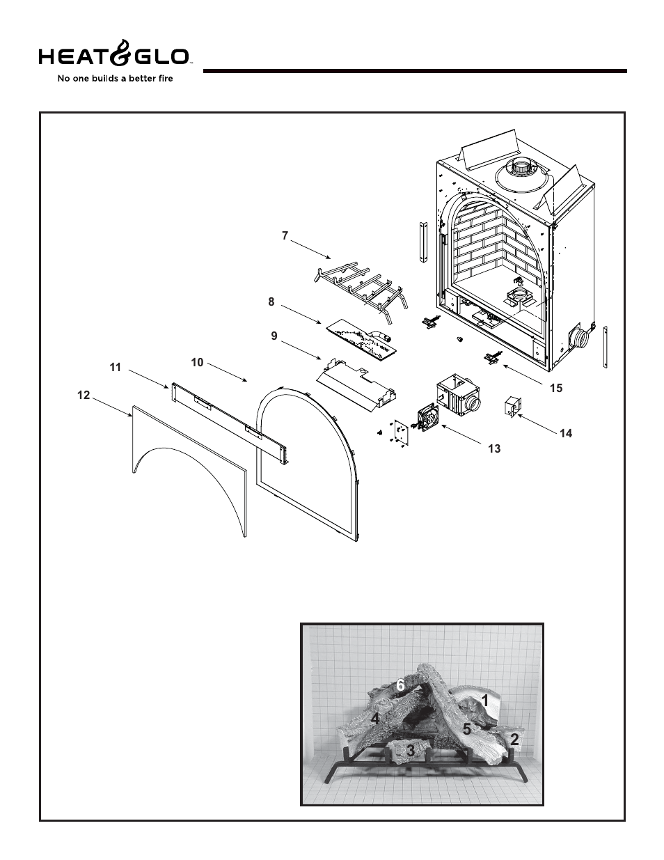 Cfx-crescent, Service parts | Hearth and Home Technologies CFX-Crescent User Manual | Page 4 / 38