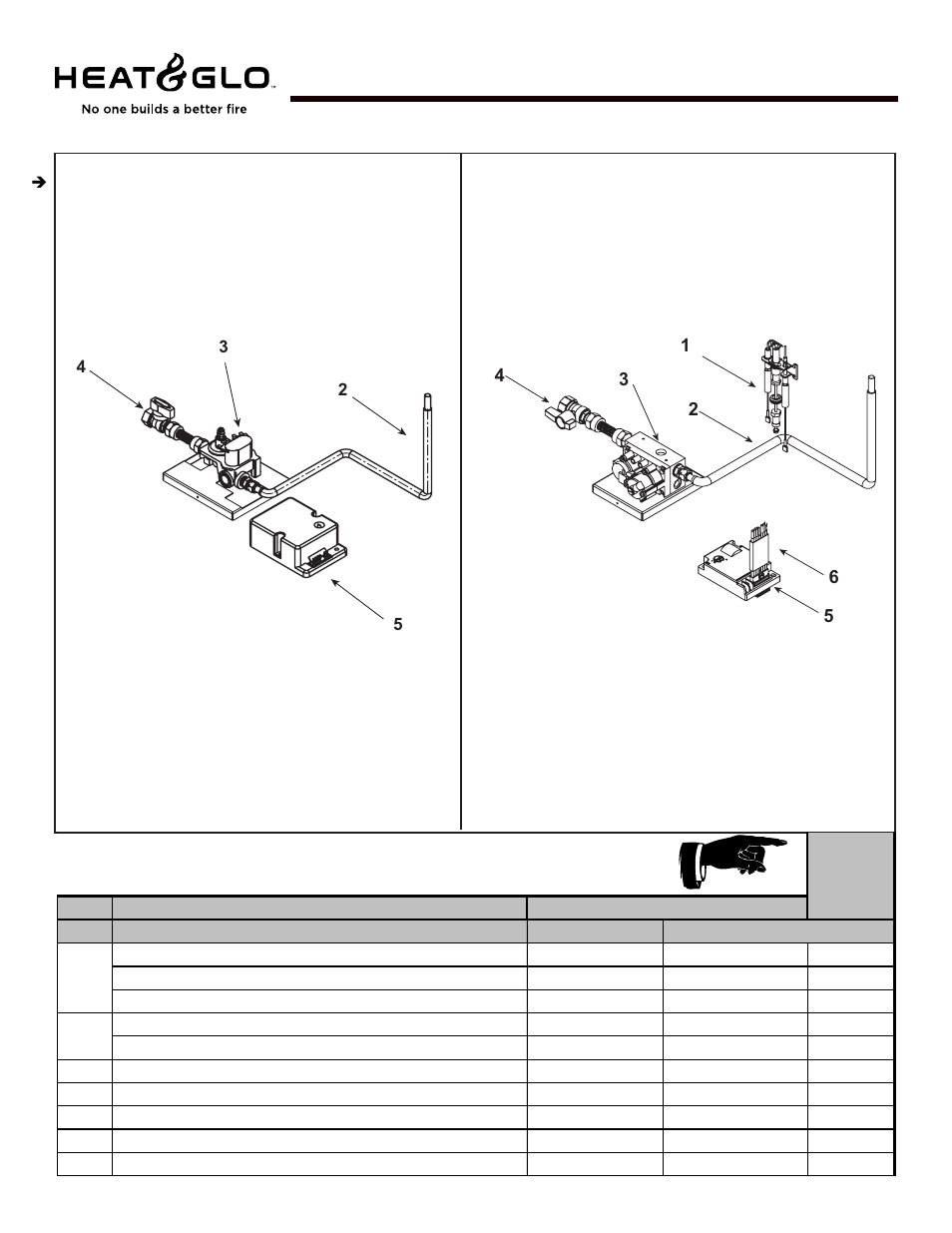 Cfx-crescent, Service parts | Hearth and Home Technologies CFX-Crescent User Manual | Page 6 / 38