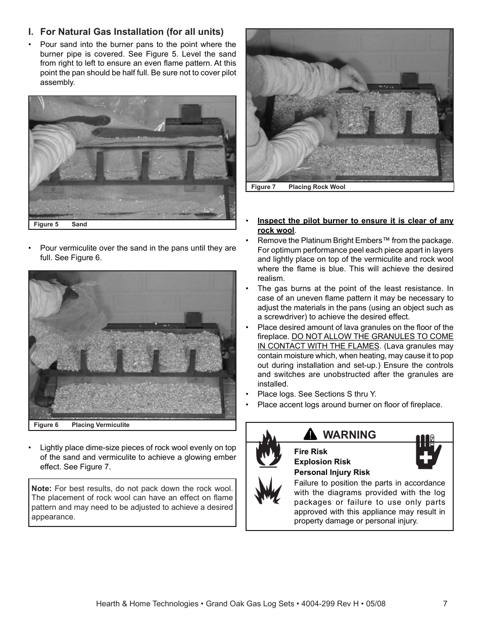 Warning | Hearth and Home Technologies GO24-IPI-LP User Manual | Page 7 / 27